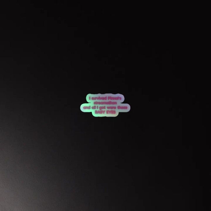 Baby Eyes Holo Sticker product image (4)