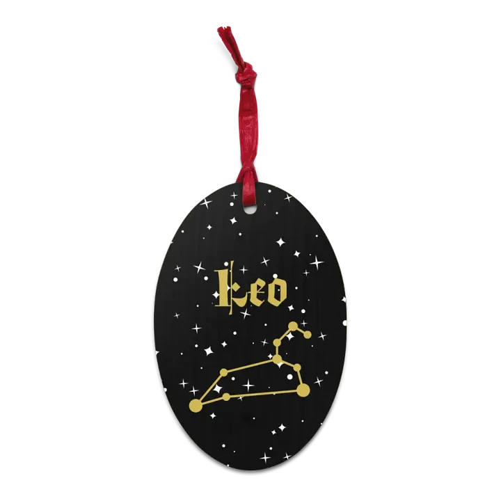 Celestial Leo Wooden Ornaments product image (3)