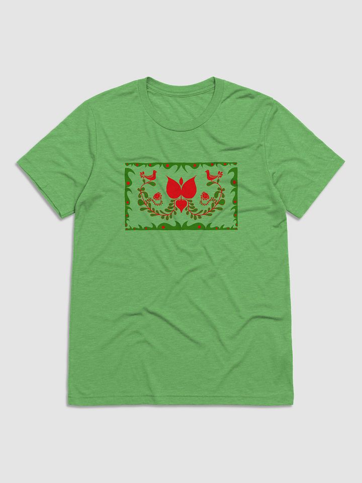 Hungarian Folk-Inspired Symmetry T-Shirt product image (2)