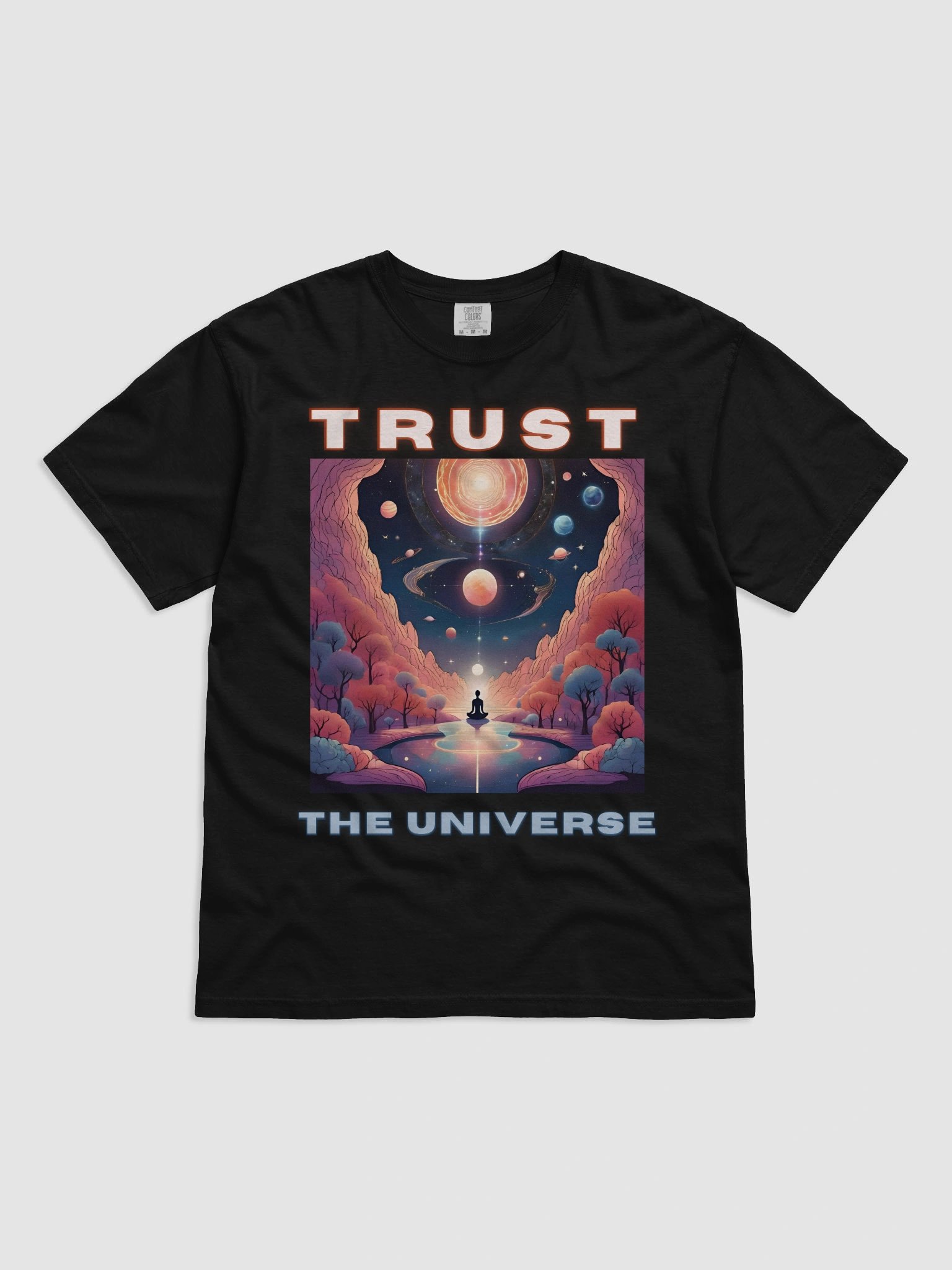 Trust the Universe Meditation T-Shirt product image (4)