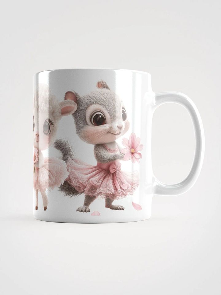 Baby Ballet Animals White Glossy Mug product image (1)