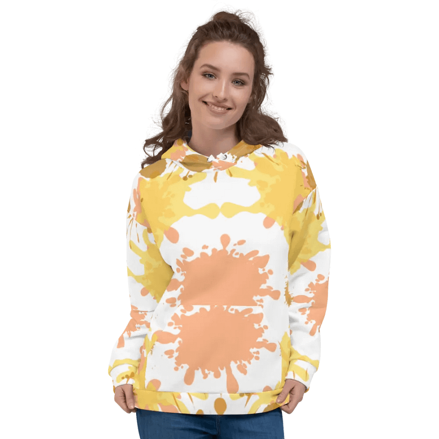 Orange Splotch Hoodie product image (4)