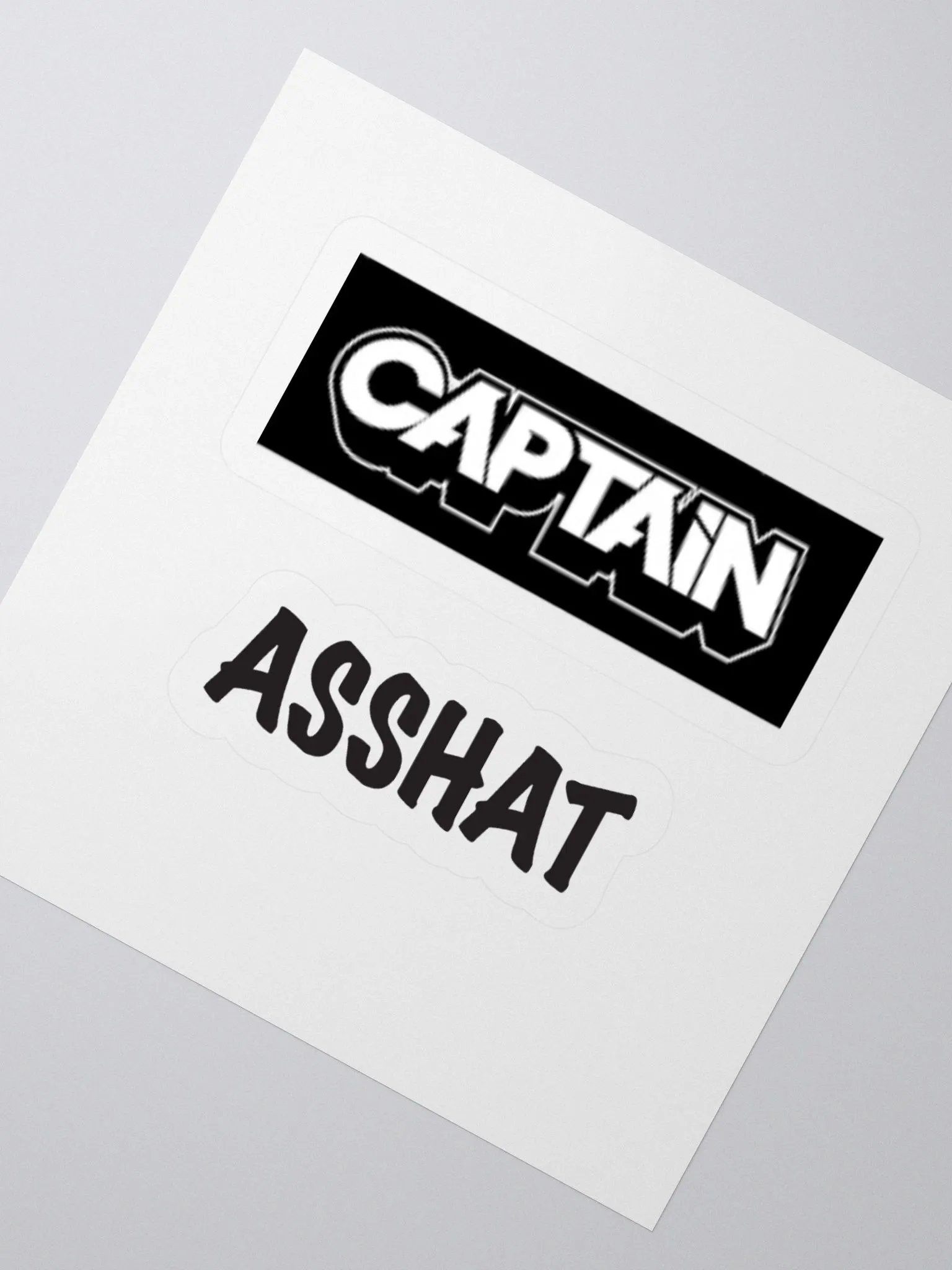 Captain Asshat Stickers product image (7)