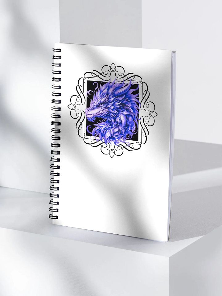 Majestic Amethyst Dragon Spiral Notebook product image (1)