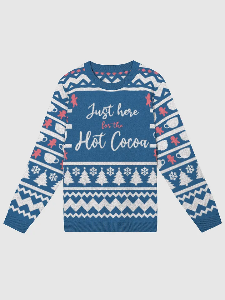 Ugly Sweater In Blue Hot Cocoa! product image (1)