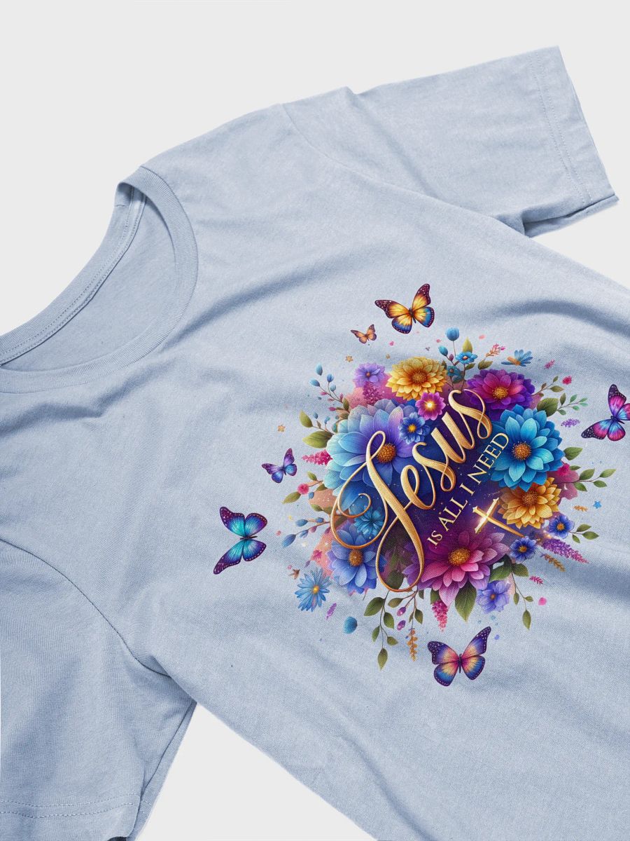 Divine Blooms Gold Script T-Shirt product image (3)