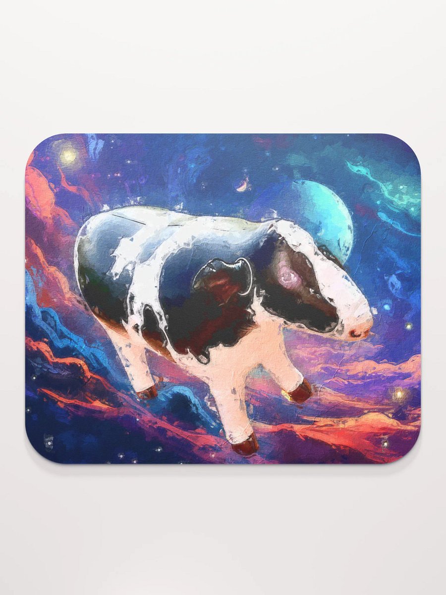 U.F.C. (Unidentified Flying Cow) Mouse Pad product image (2)