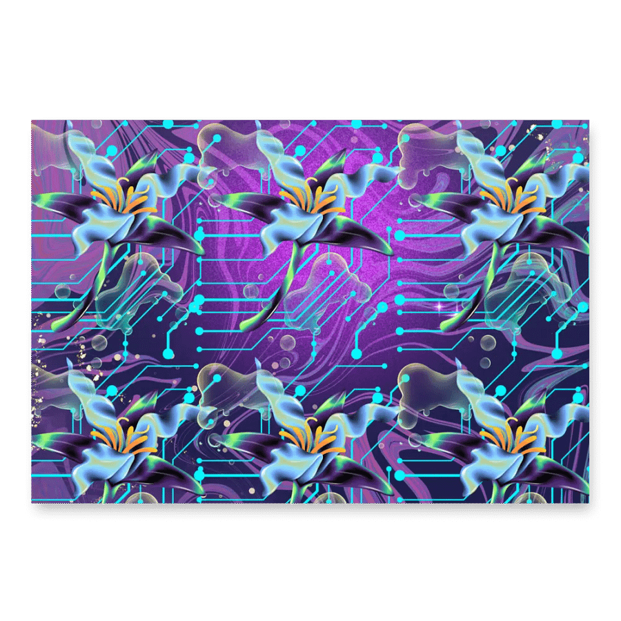 Stylish meta design wrapping paper product image (2)