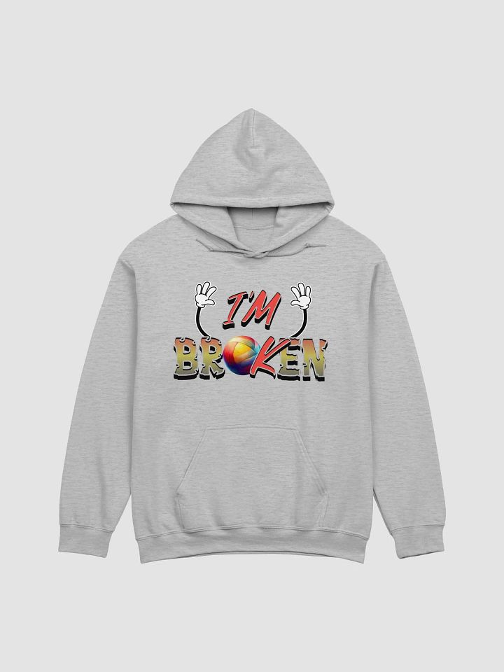 Im Ok Im Broken Volleyball Vibrant Hands Hoodie product image (21)