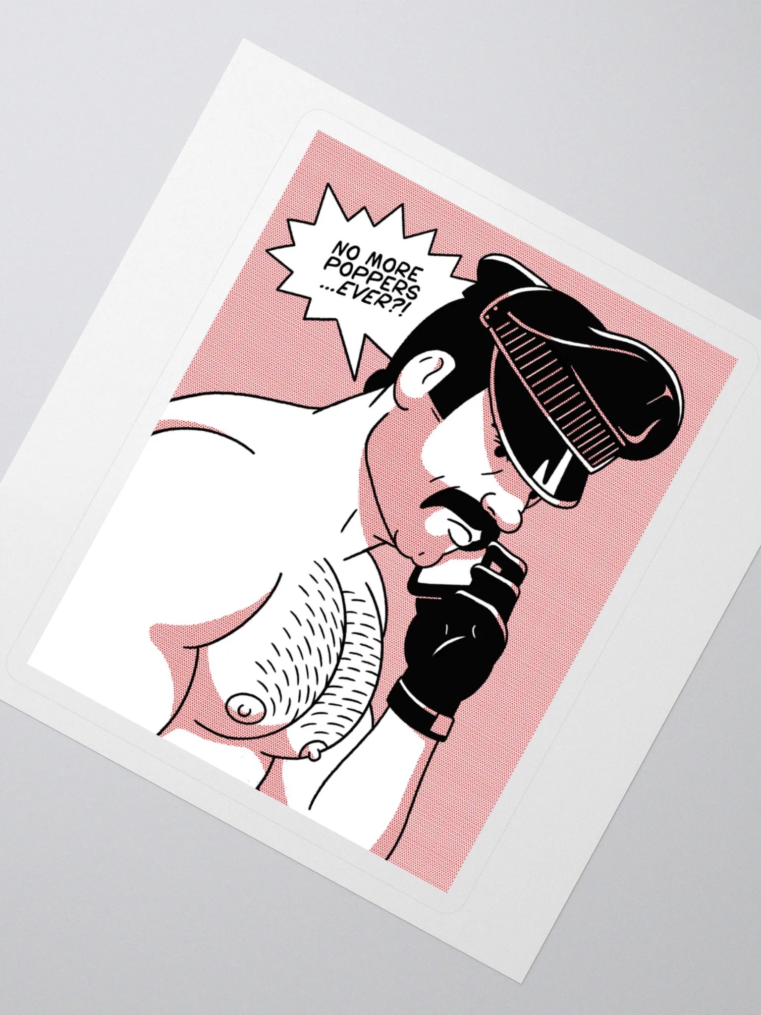 "No More Poppers...Ever?!" Sticker product image (4)