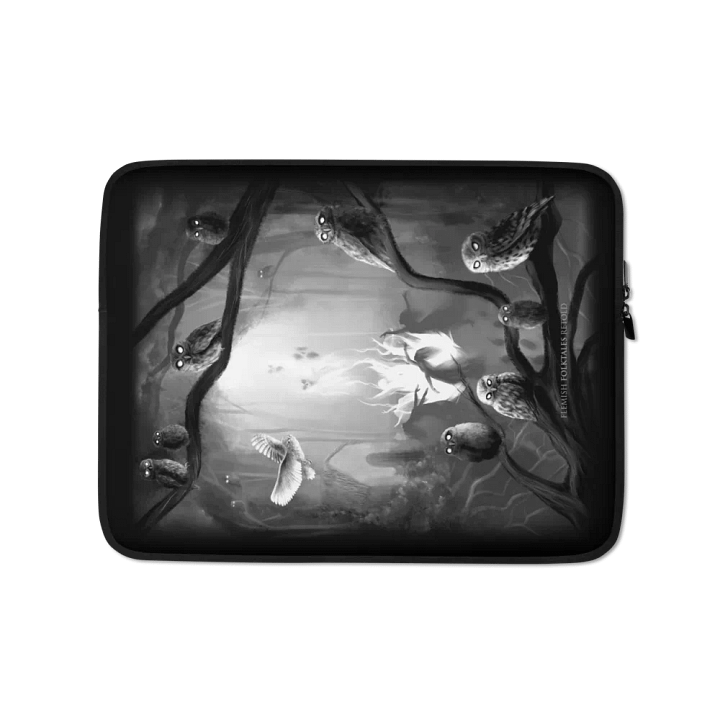 Sefa Bubbels Owl Forest Laptop Sleeve product image (2)