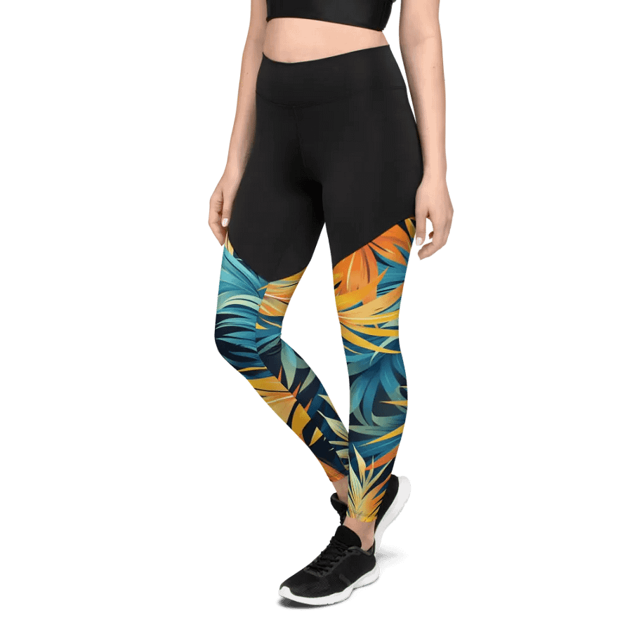 Tropical Flow Sports Leggings product image (5)