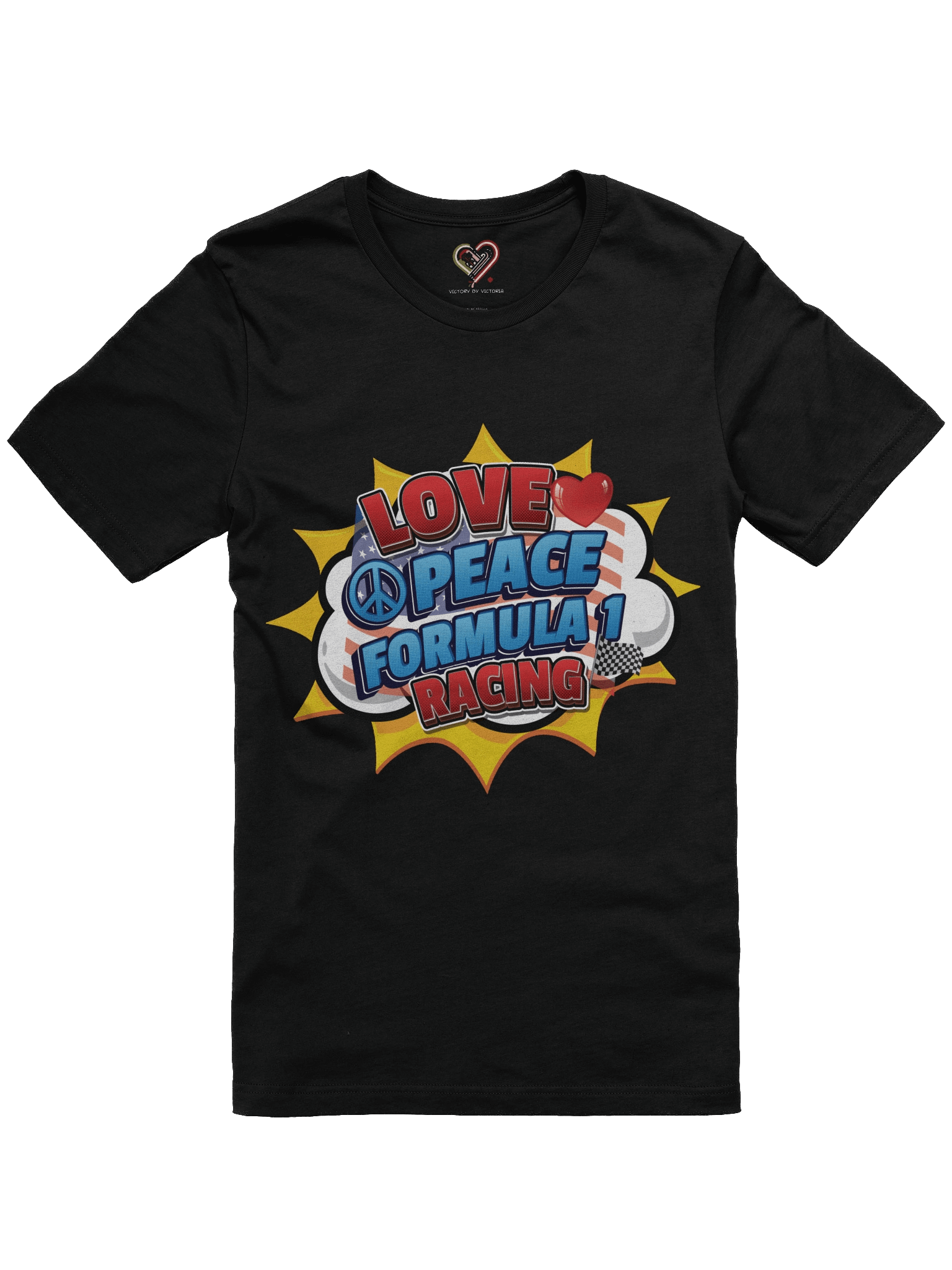 Love Peace F1 Racing-Shirt product image (1)