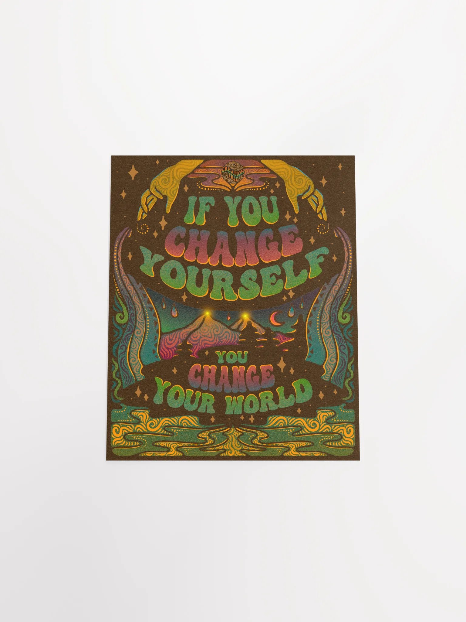 Matte Poster - Change Yourself, Change Your World product image (4)