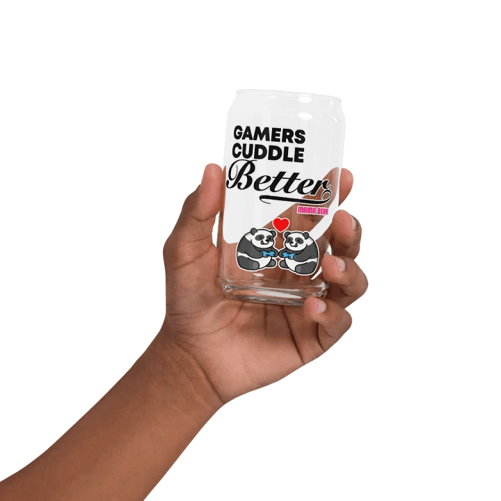 Gamers Cuddle Better Can-Shaped Glass product image (2)
