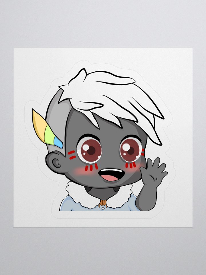 Vishy Smiling Alien Kiss Cut Stickers product image (3)