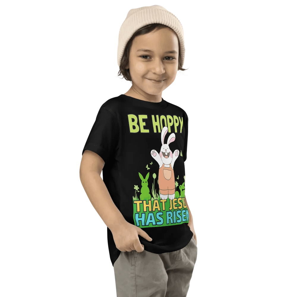 Be Hoppy That Jesus Has Risen Toddler Easter T-Shirt product image (4)