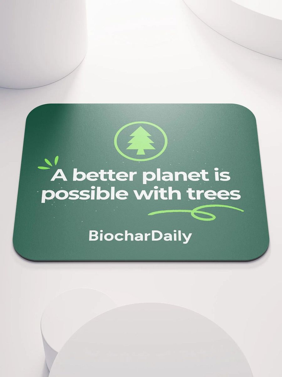 “A Better Planet” Classic Mouse Pad – BiocharDaily Edition product image (1)
