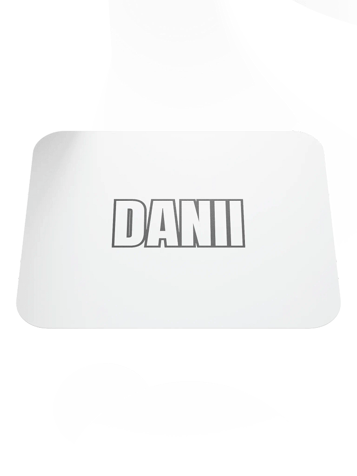 DANII WHITE BLACK MOUSE PAD product image (1)