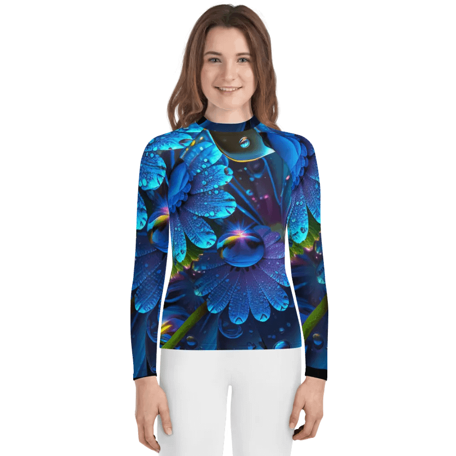 Kawaiikitten Exclusive Premium DewDrop Surfing Rash guard Full sleeved T-Shirt product image (3)