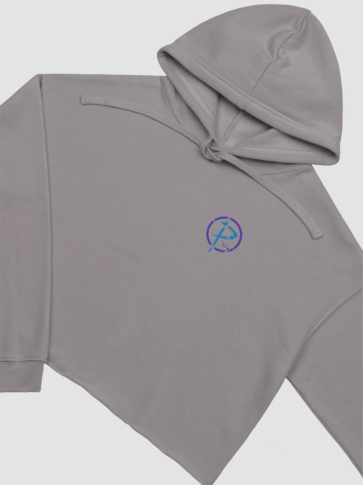 Peeve Orb Badge Fleece Crop Hoodie product image (8)