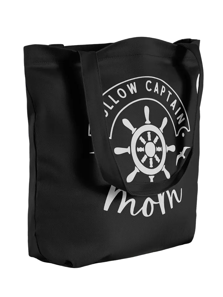 FOLLOW CAPTAIN MOM – Funny Mom Organic Tote Bag product image (1)