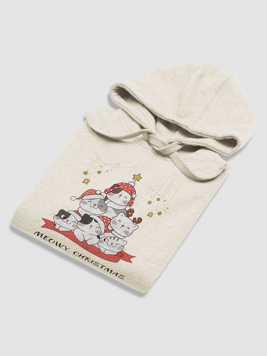 Cat Christmas Stacked Cats Hoodie product image (33)