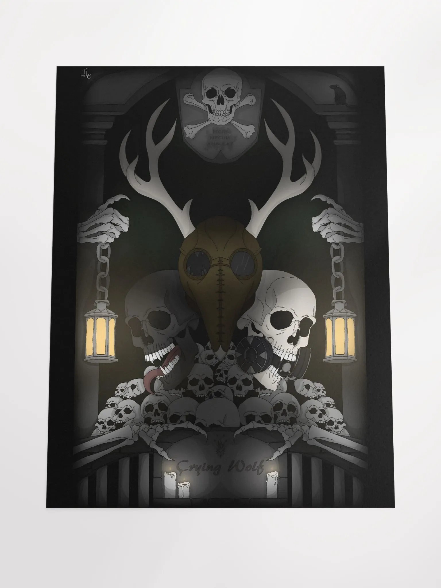 "Mors Mecum Ambulat" Plague Runners Poster product image (8)