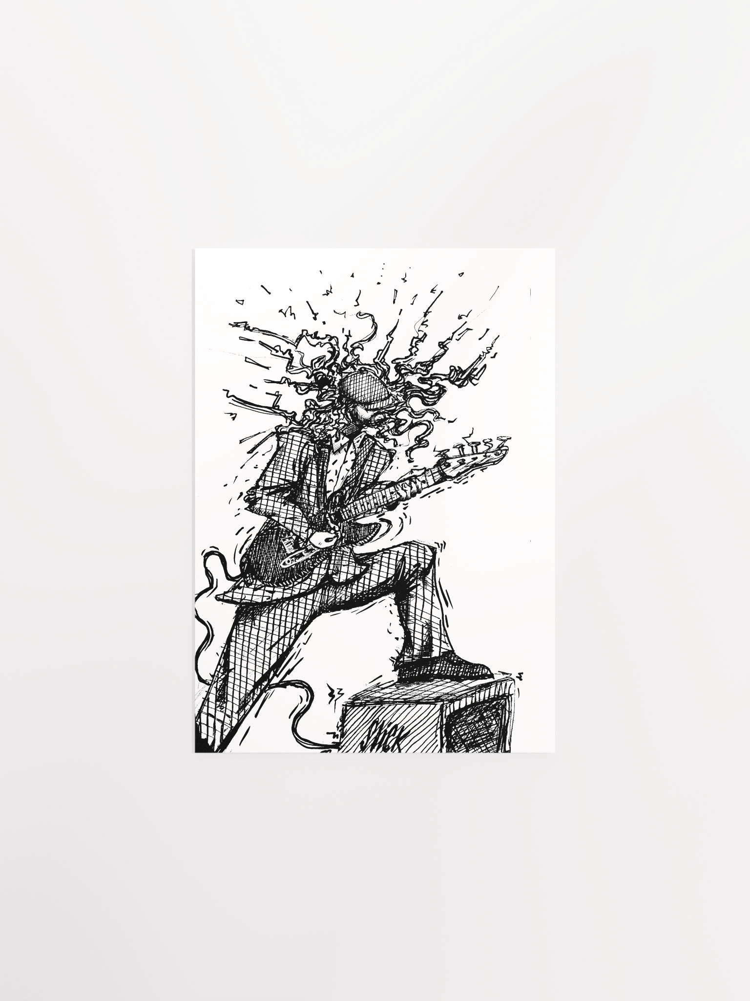 Sam Jam! / Guitarist Print product image (1)
