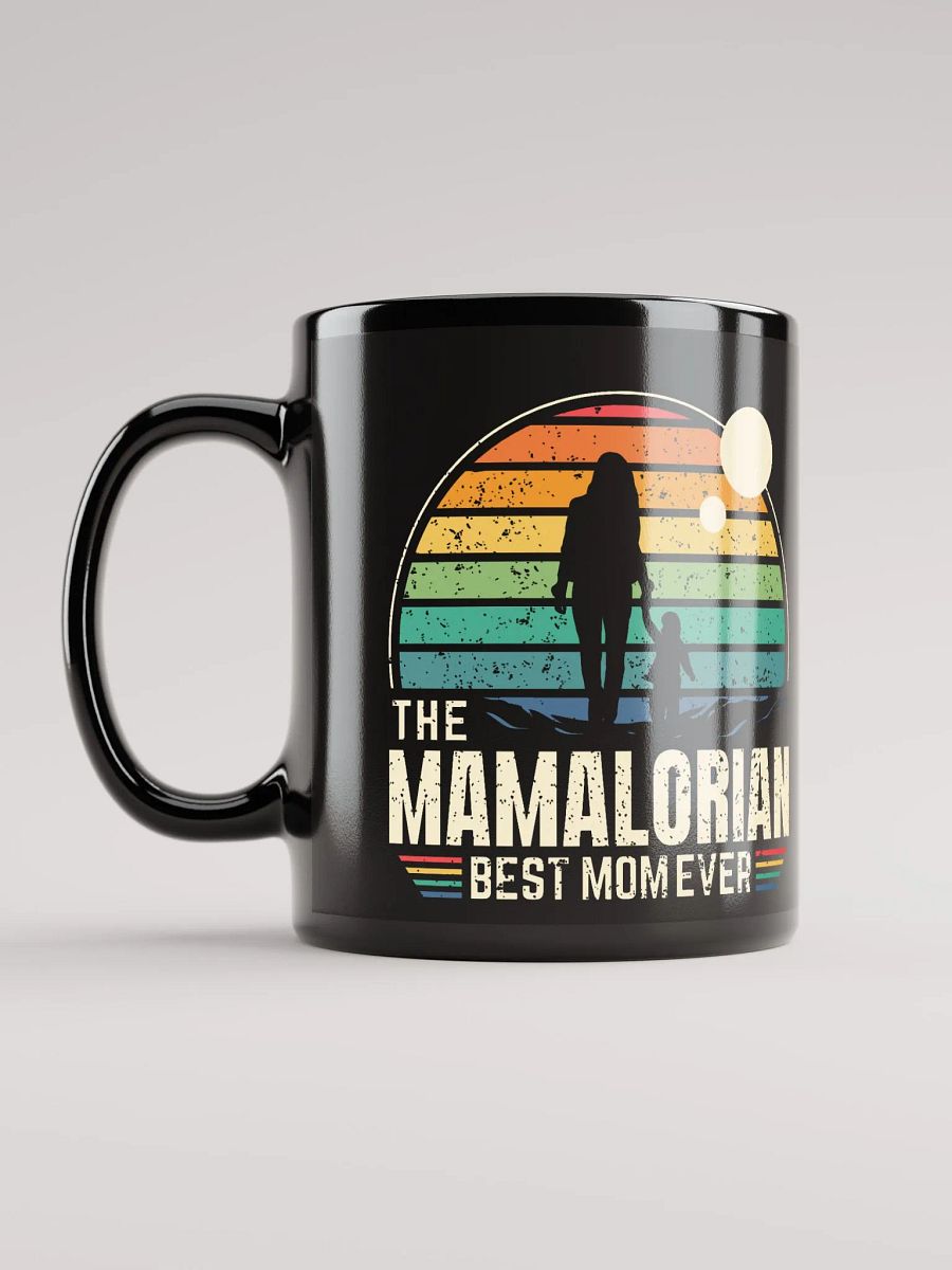 Sunset Mamalorian Best Mom Ever Colorful Mug product image (11)