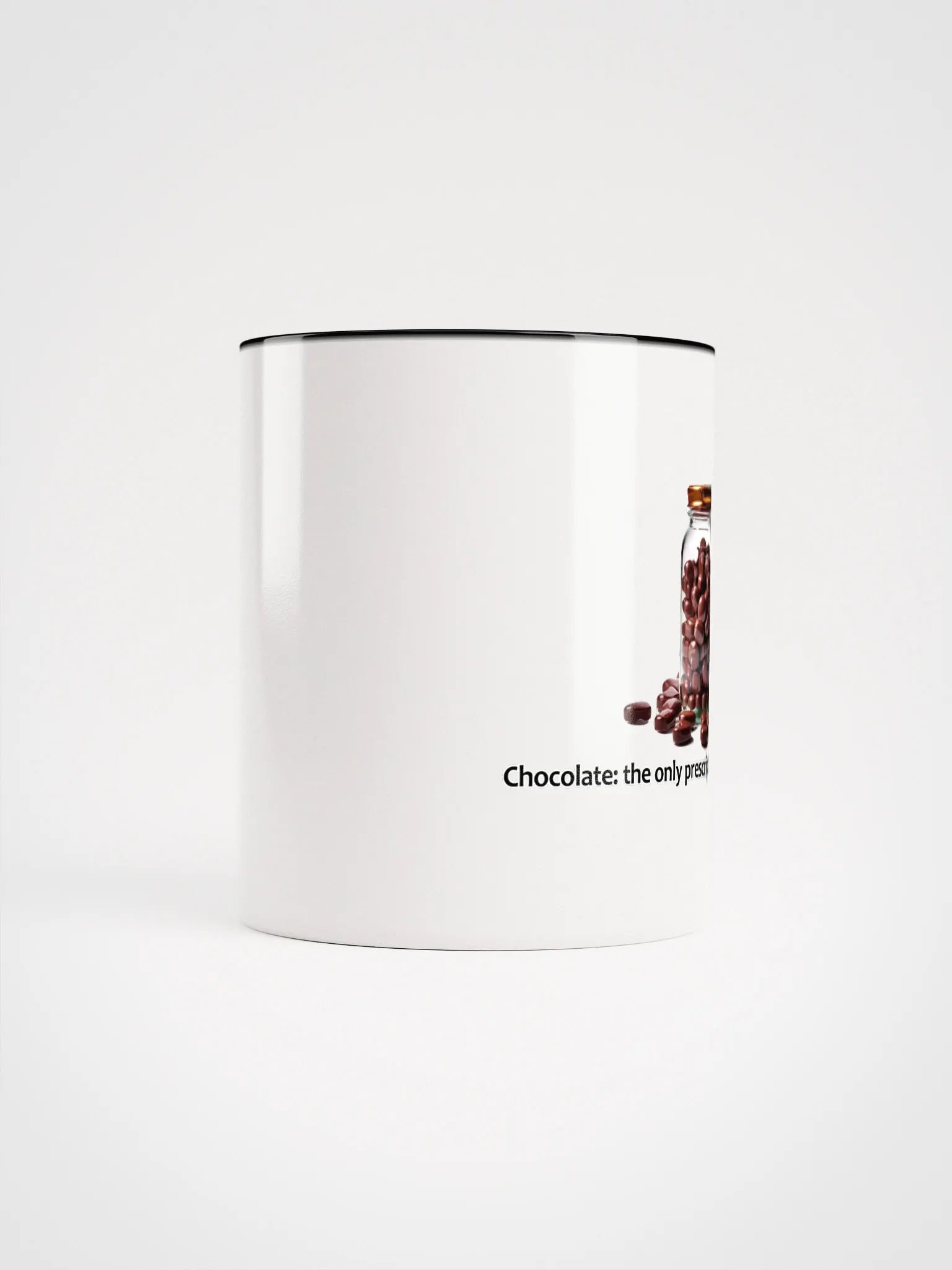 Chocolate: the only prescription you’ll ever need! COLORED MUG product image (5)