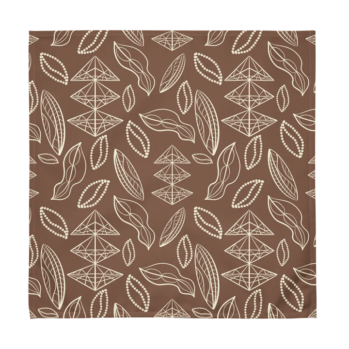 El Yunque Brew Bliss: Abstract Coffee Bean Earthy Cloth Napkins product image (1)