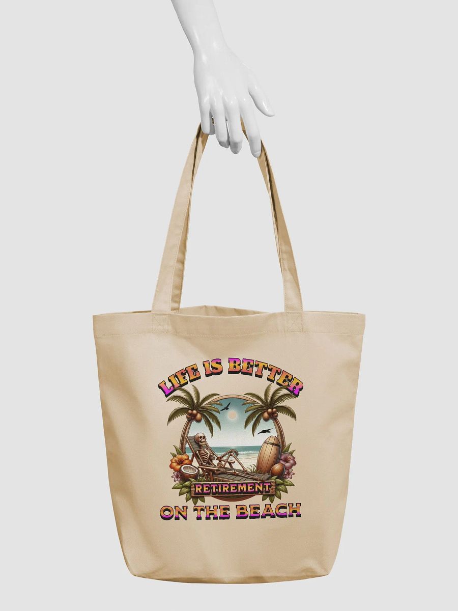 Life Is Better On The Beach Retirement Tropical Tote Bag product image (6)
