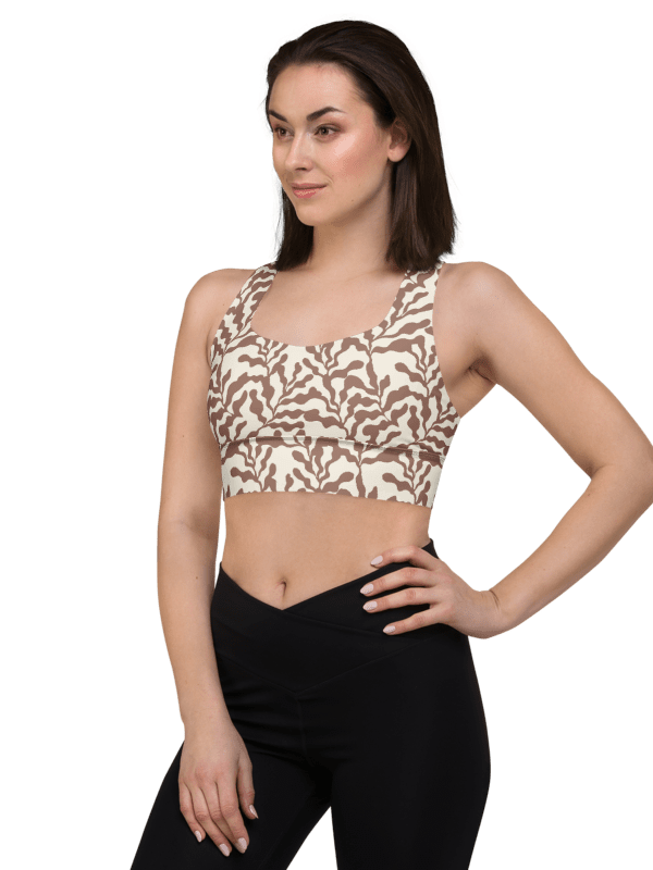 Organic Flow | Recycled Longline Sports Bra product image (4)