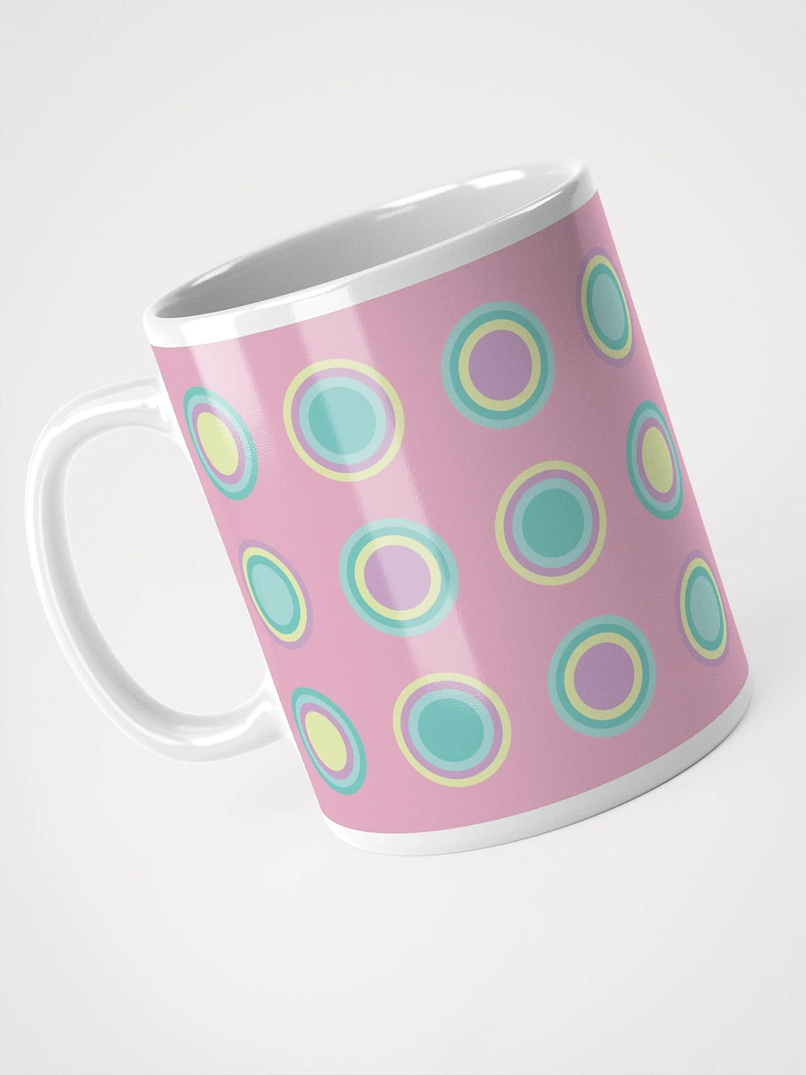 Pink Polkadot Glossy White Mug product image (3)