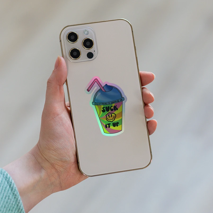 Suck It Up | Holographic Sticker product image (6)