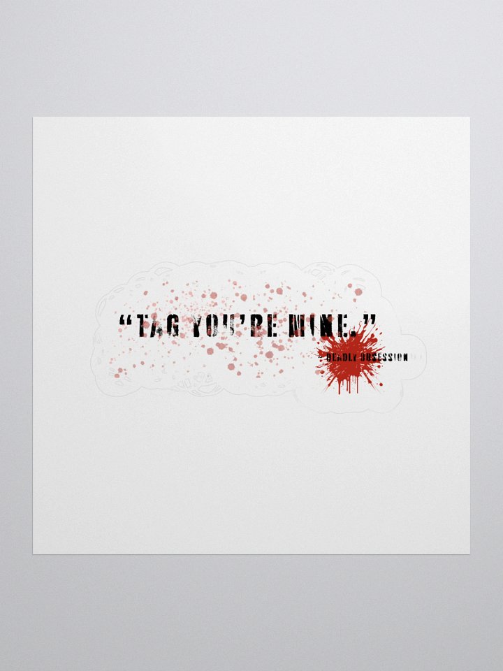 Tag You're Mine Sticker product image (3)
