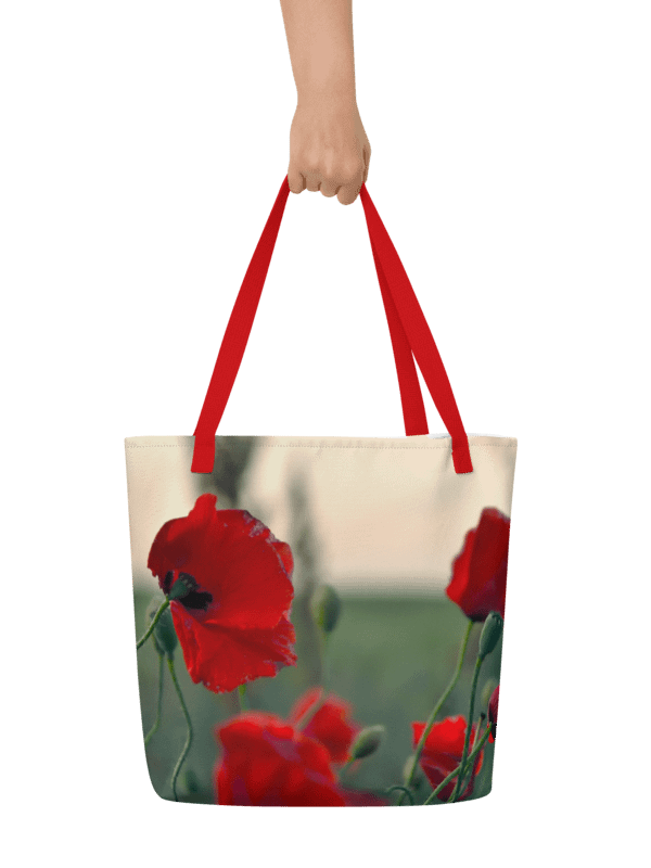 Große Tragetasche - Mohnblumen product image (1)