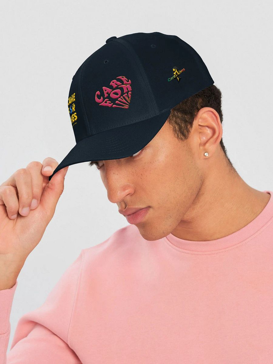 Care 4 Lives Flexfit Structured Fitted Cap product image (6)