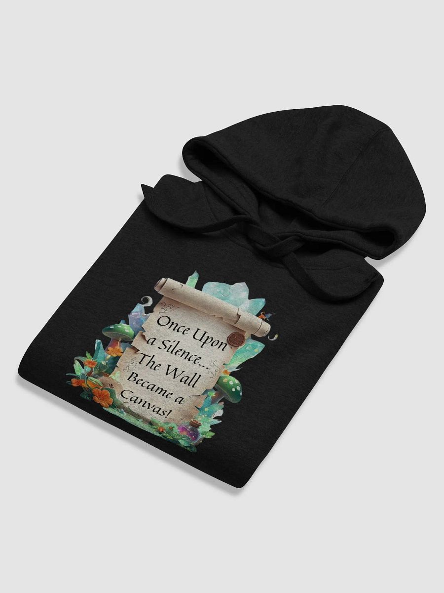 Funny Mom Hoodie – ‘Once Upon A Silence, The Wall Became A Canvas!’ Cozy Parenting Sweatshirt product image (82)