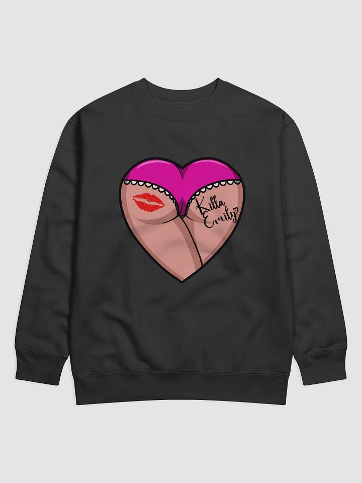 PINK HEART BUTT SWEATSHIRT product image (1)