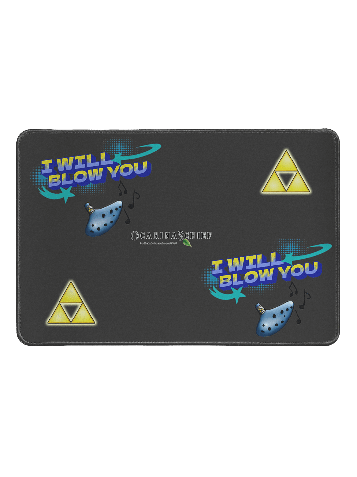Blow You Desk Mat 12" x 18" product image (1)