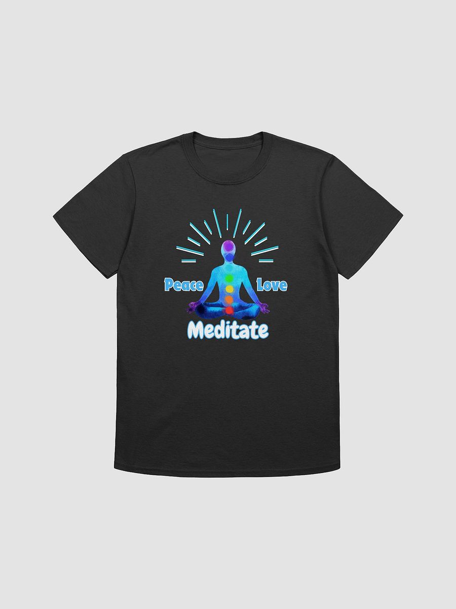 Peace Love Meditate Unisex Softstyle T-Shirt product image (1)
