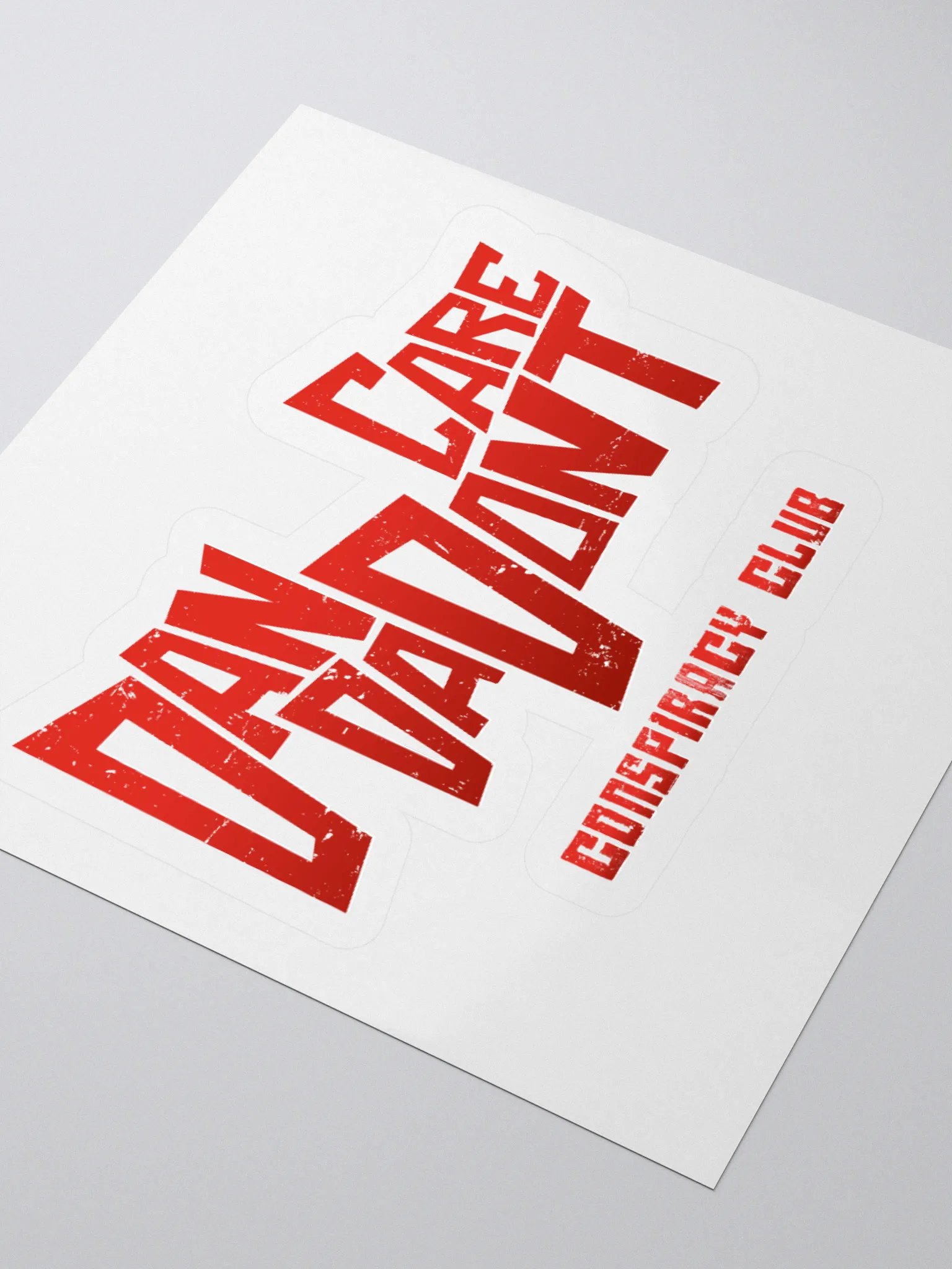 DDDC Conspiracy Club Sticker product image (3)