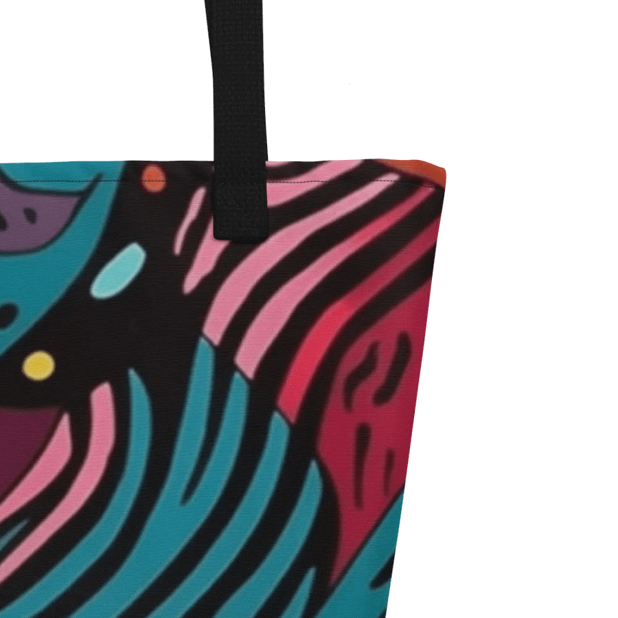 Abstract Color Fusion Artwork - Tote product image (3)