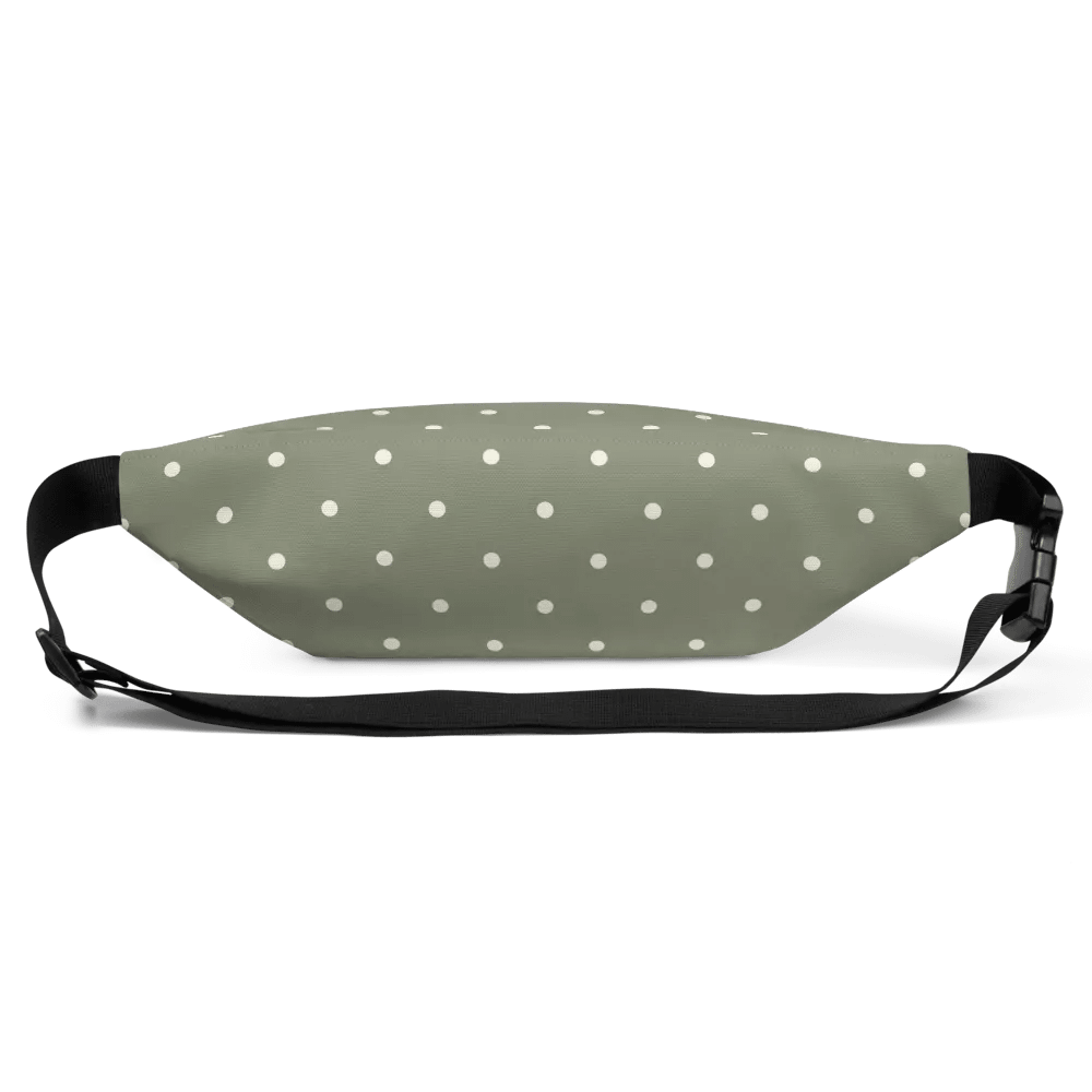 Green with Cream Dots Fanny Pack product image (4)