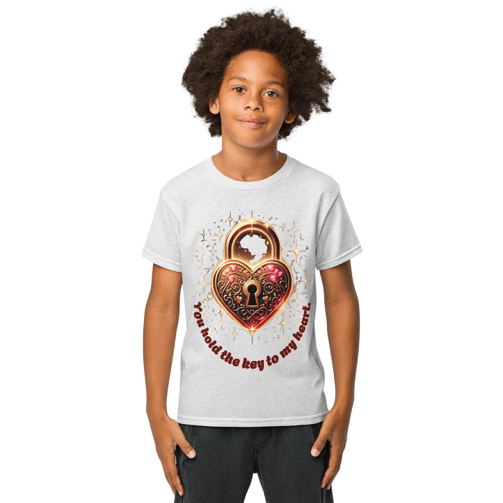 Heart Lock Gemstone Youth Sports Tee product image (1)