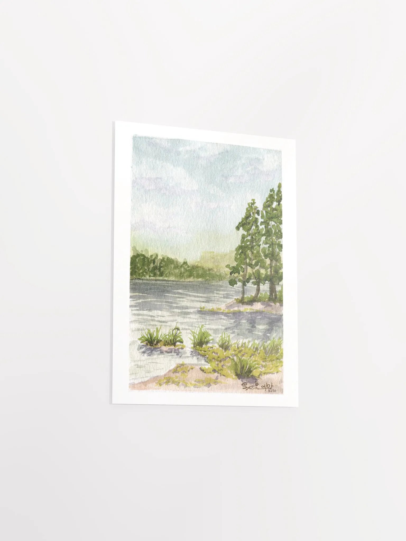 Riverside Vibes Watercolor Print product image (9)