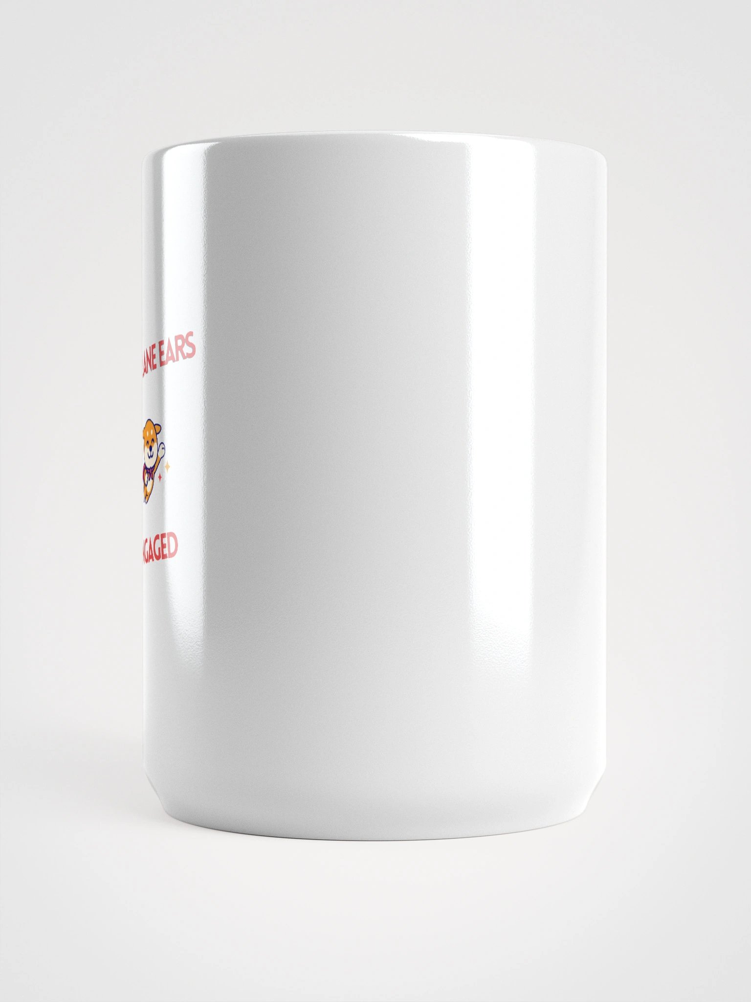 Airplane Ears Engaged White Glossy Mug product image (6)