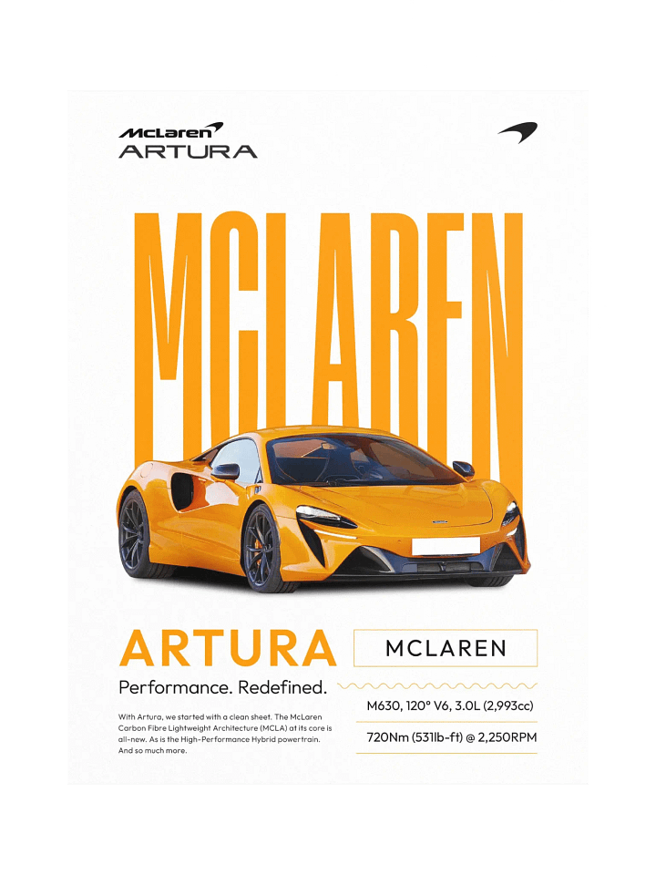 MCLAREN ARTURA product image (1)